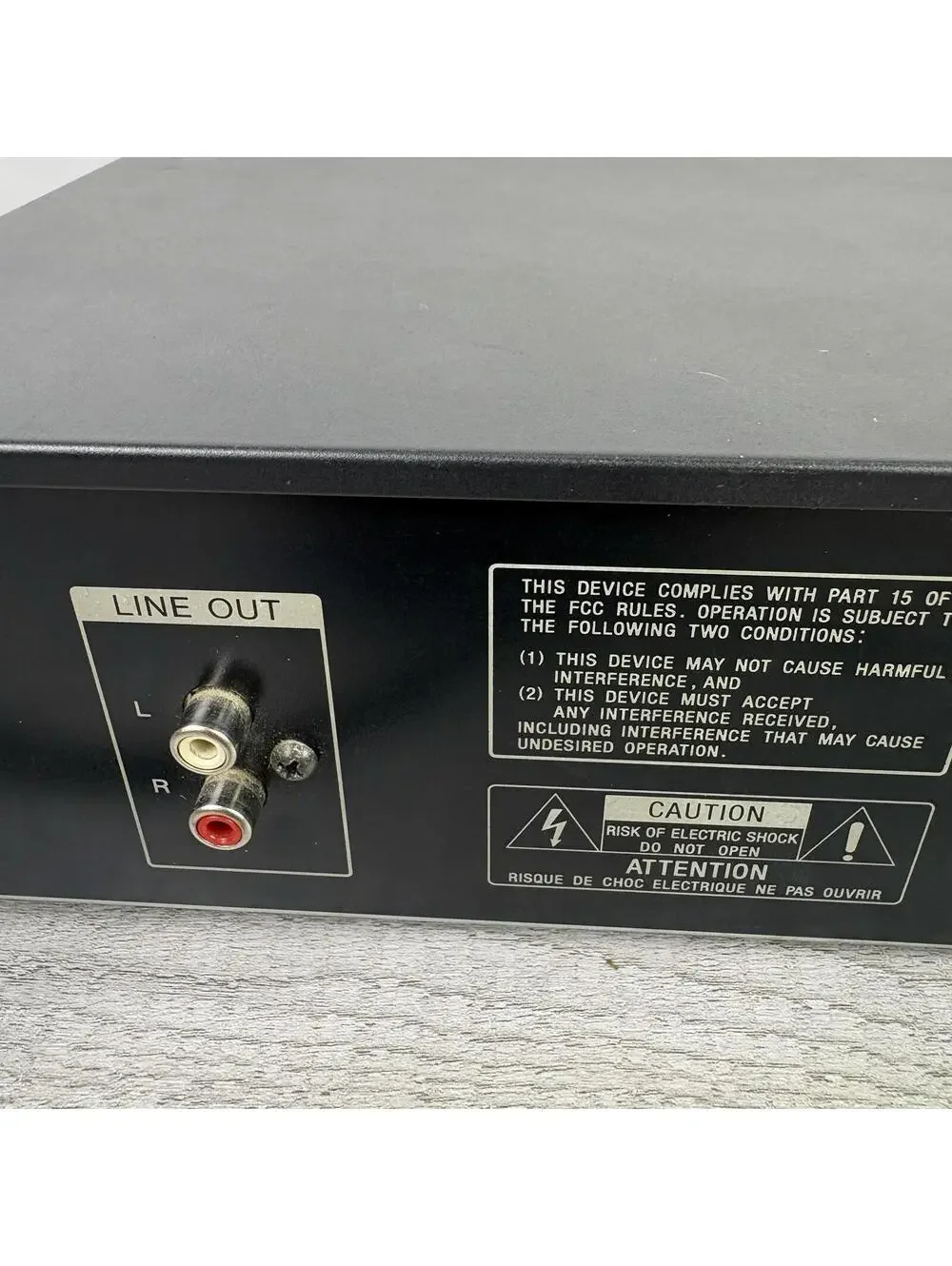 SONY CDP-M33 High Density Linear Converter Compact Disc Player Tested No Remote